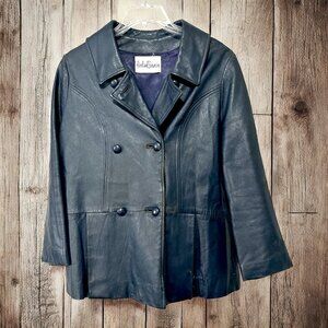 Harland Swanson Vintage Leather Blazer Jacket S